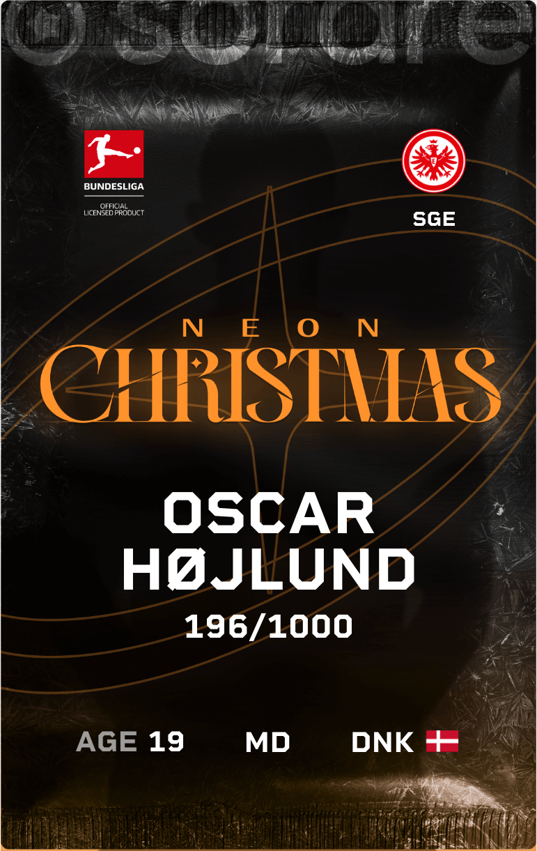 Oscar Højlund 2024-25 • Limited 196/1000