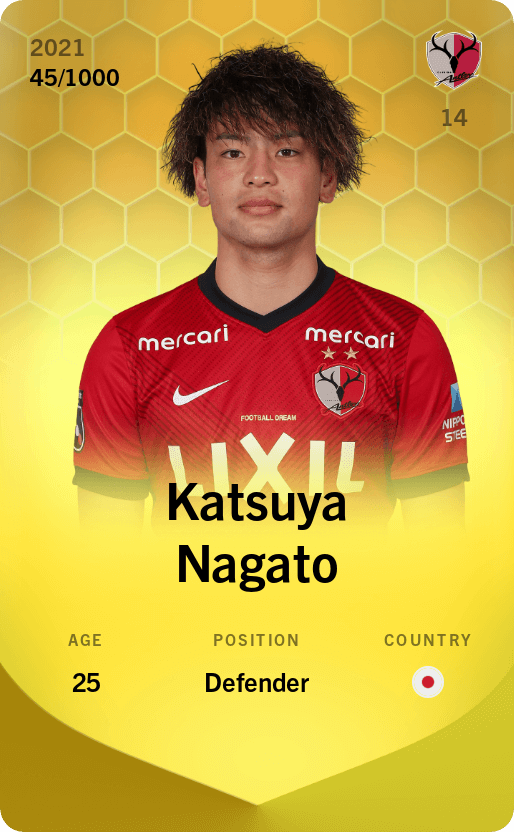 Katsuya Nagato 2021-22 • Limited 45/1000