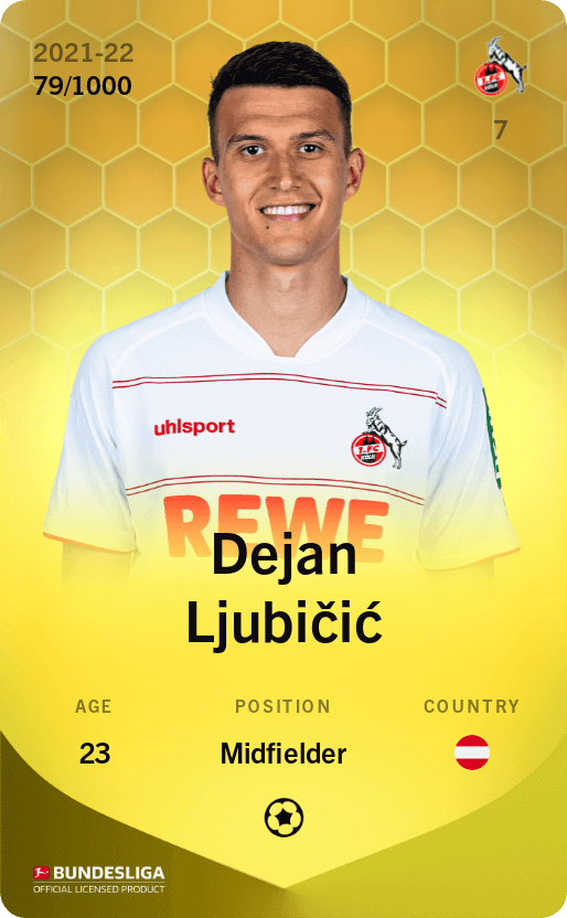 Dejan Ljubičić 2021-22 • Limited 79/1000
