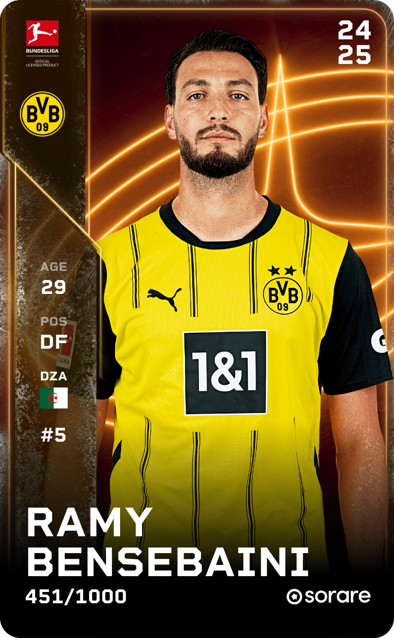 Ramy Bensebaini 2024-25 • Limited 451/1000