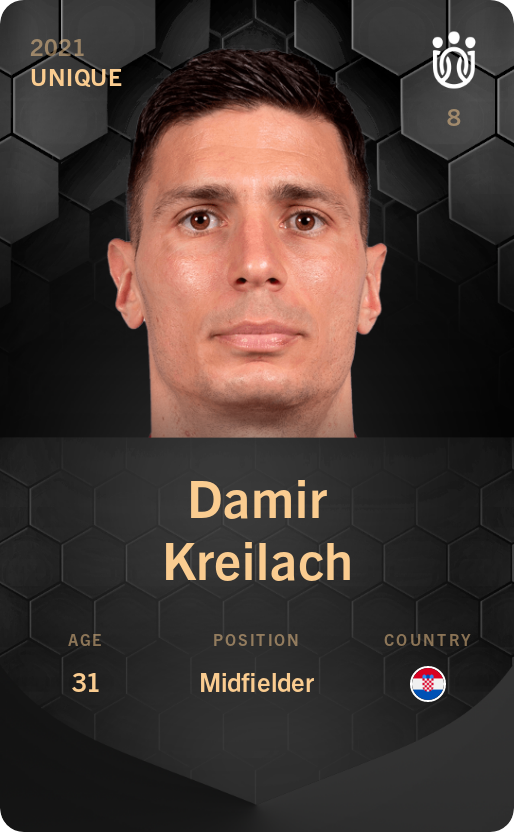 Sorare - Sorare Official - Damir Kreilach 2021-22 • Unique - NFT # 71439761693170794236050807616553130585549709085517958388647672410294290699192