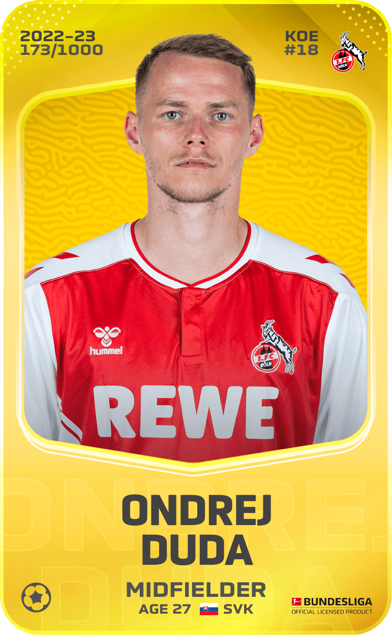 Ondrej Duda 2022-23 • Limited 173/1000