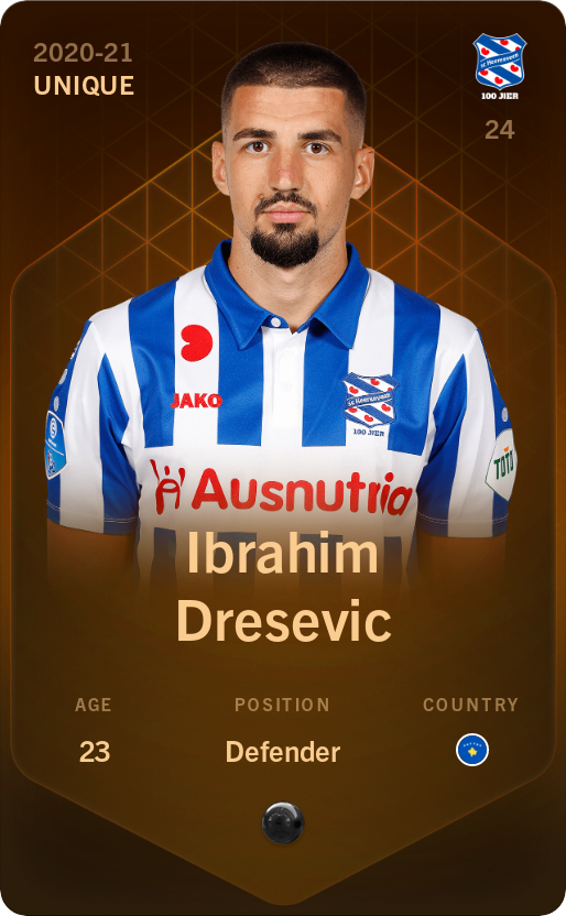 Sorare - Sorare Official - Ibrahim Dresevic 2020-21 • Unique - NFT # 79701627729623988121308234695569388065009042690639386378067079372915120811566