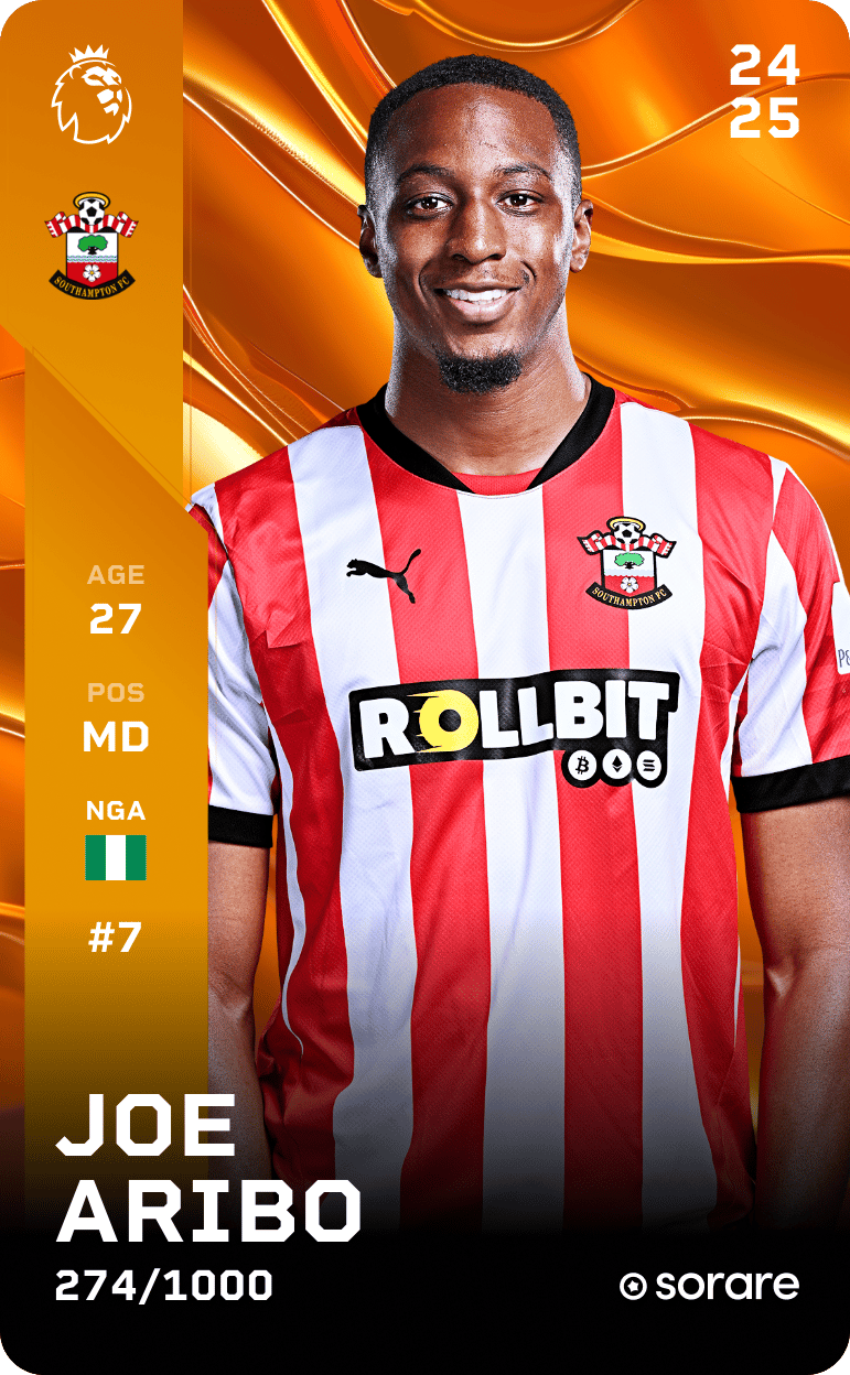 Joe Aribo 2024-25 • Limited 274/1000