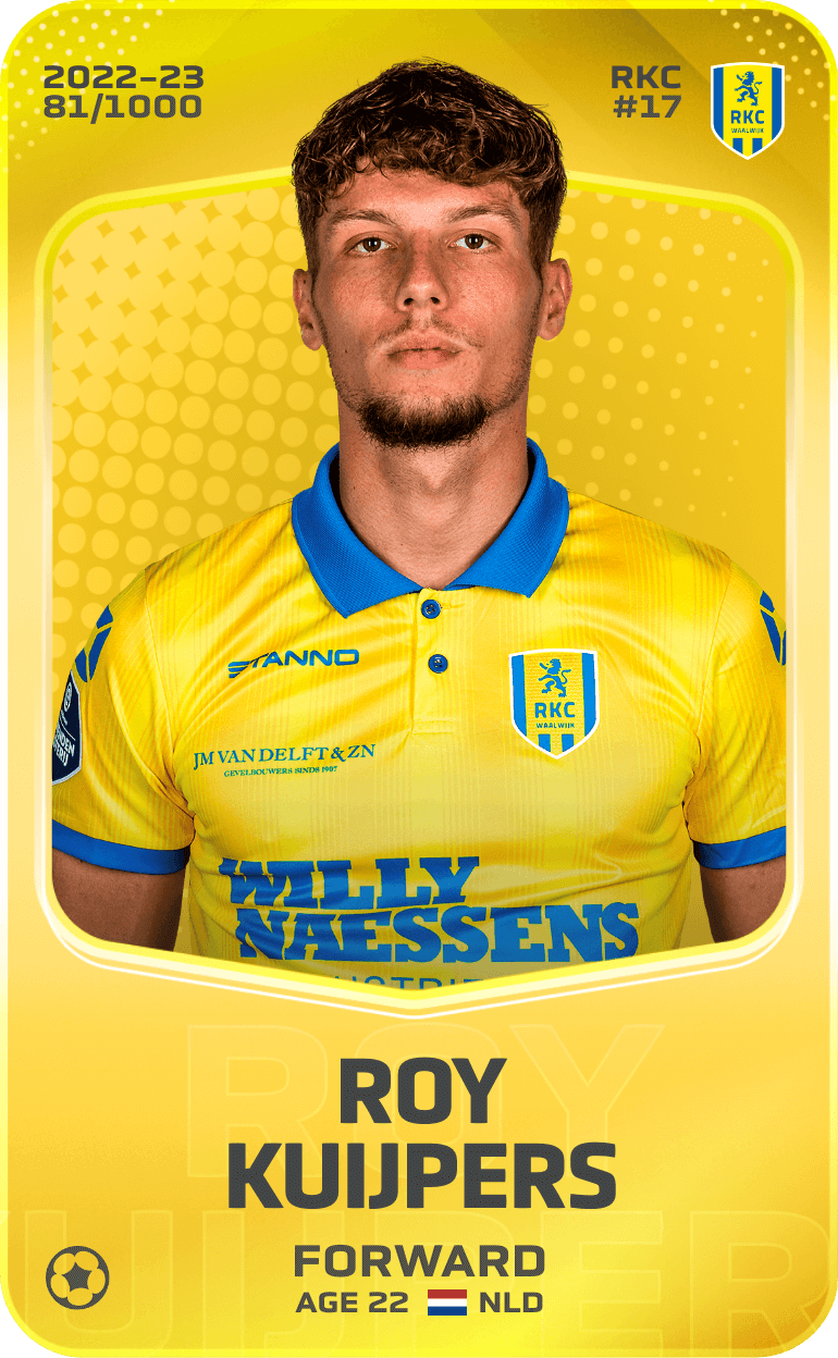 Roy Kuijpers 2022-23 • Limited 81/1000