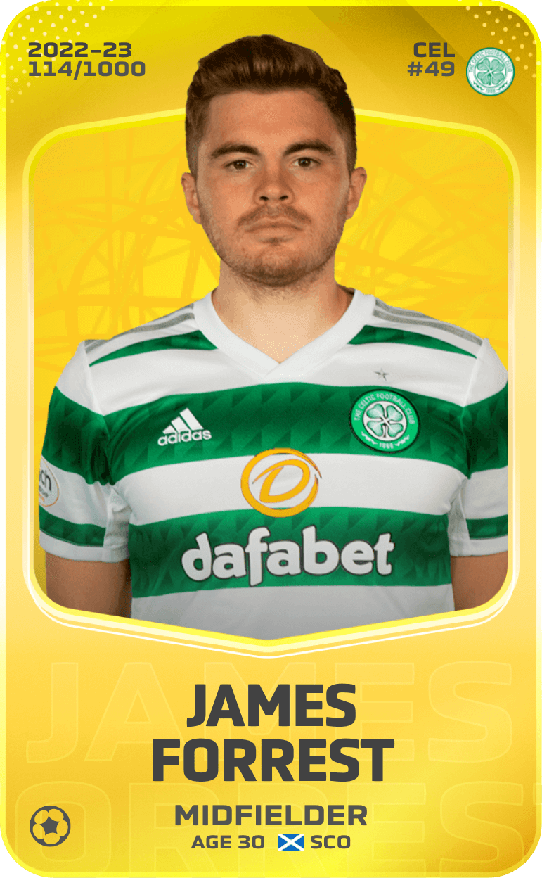 James Forrest 2022-23 • Limited 114/1000