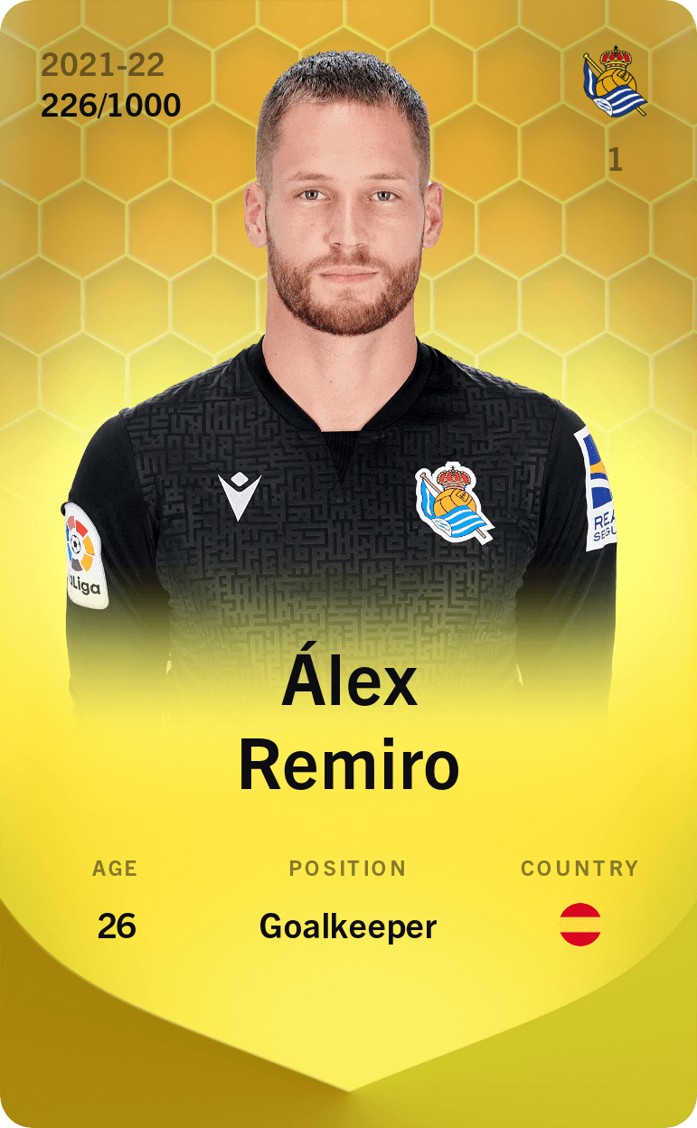 Álex Remiro 2021-22 • Limited 226/1000
