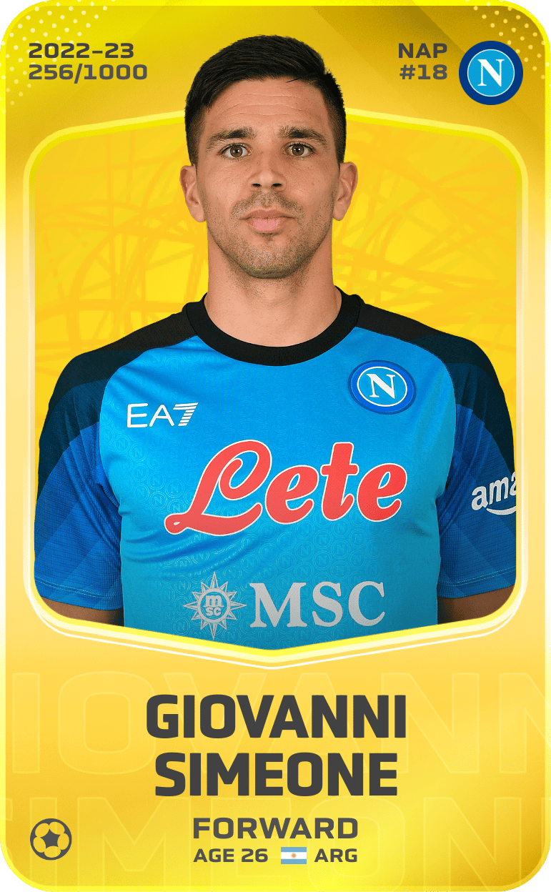 Giovanni Simeone 2022-23 • Limited 256/1000