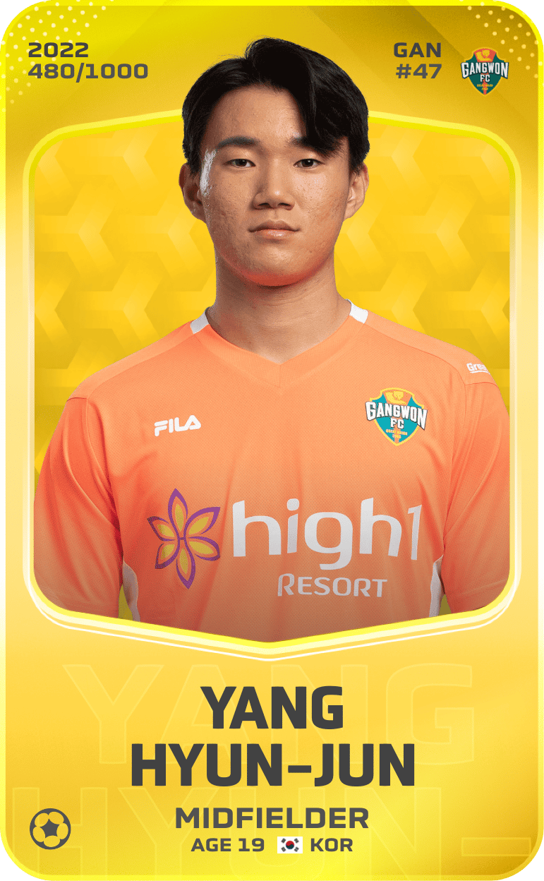 Yang Hyun-Jun 2022-23 • Limited 480/1000