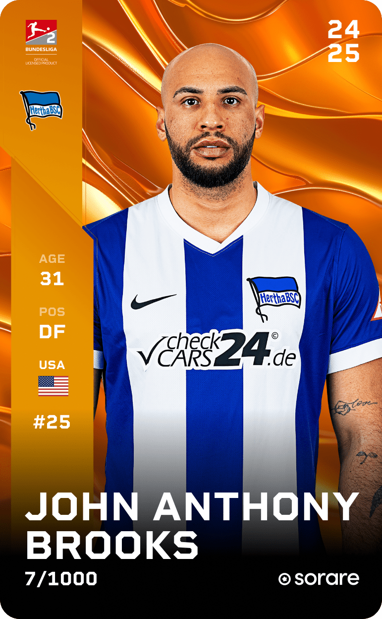 John Anthony Brooks 2024-25 • Limited 7/1000