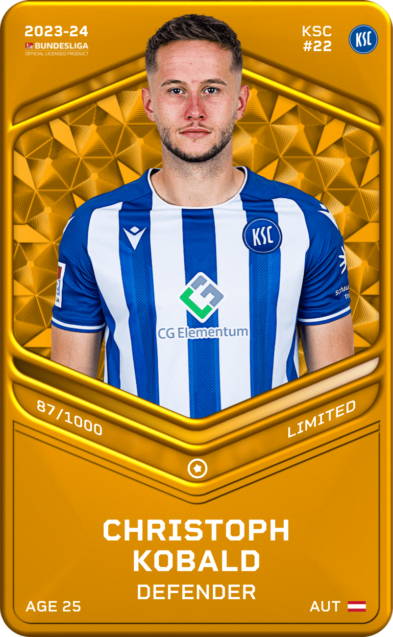 Christoph Kobald 2023-24 • Limited 87/1000