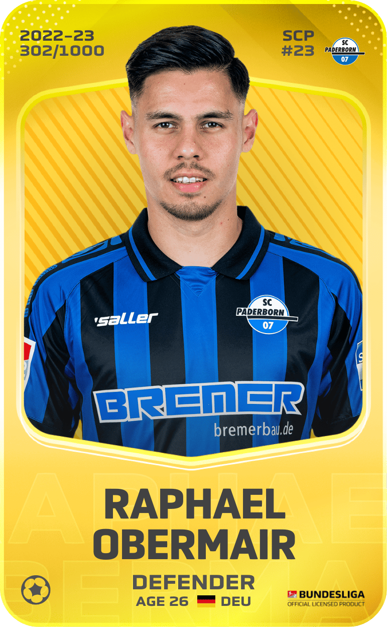 Raphael Obermair 2022-23 • Limited 302/1000