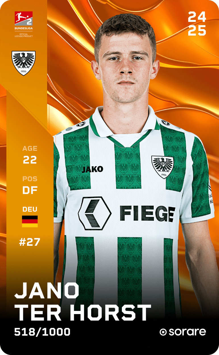 Jano ter Horst 2024-25 • Limited 518/1000
