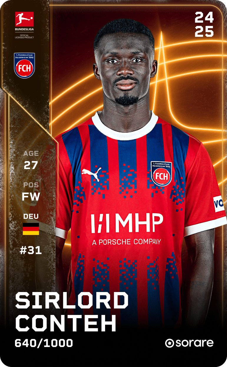 Sirlord Conteh 2024-25 • Limited 640/1000