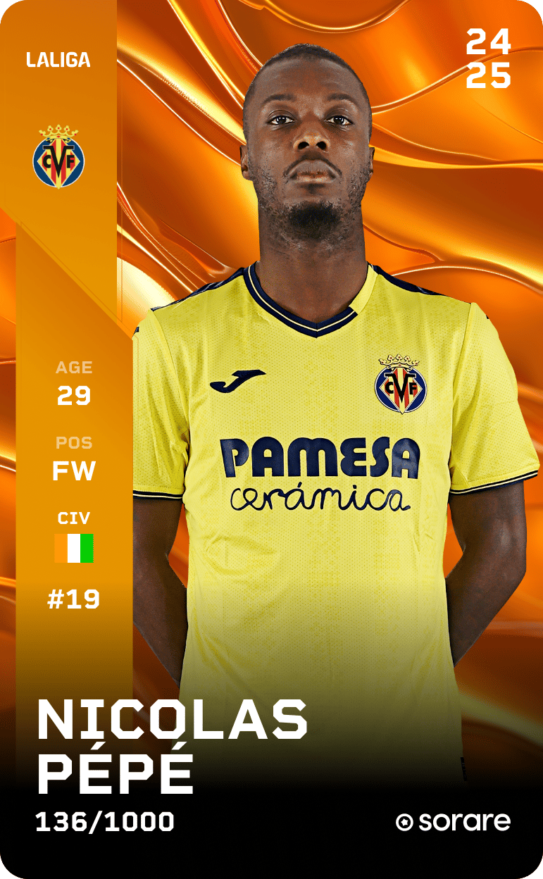 Nicolas Pépé 2024-25 • Limited 136/1000