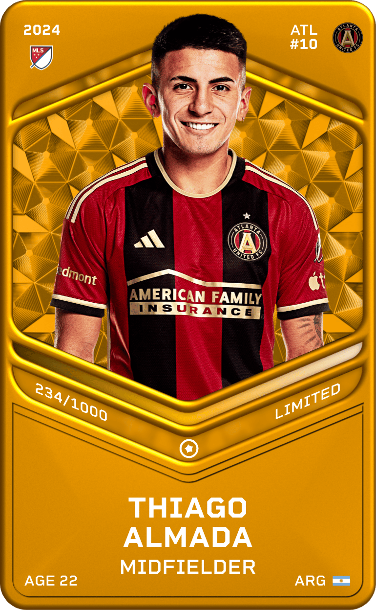 Thiago Almada 2024-25 • Limited 234/1000