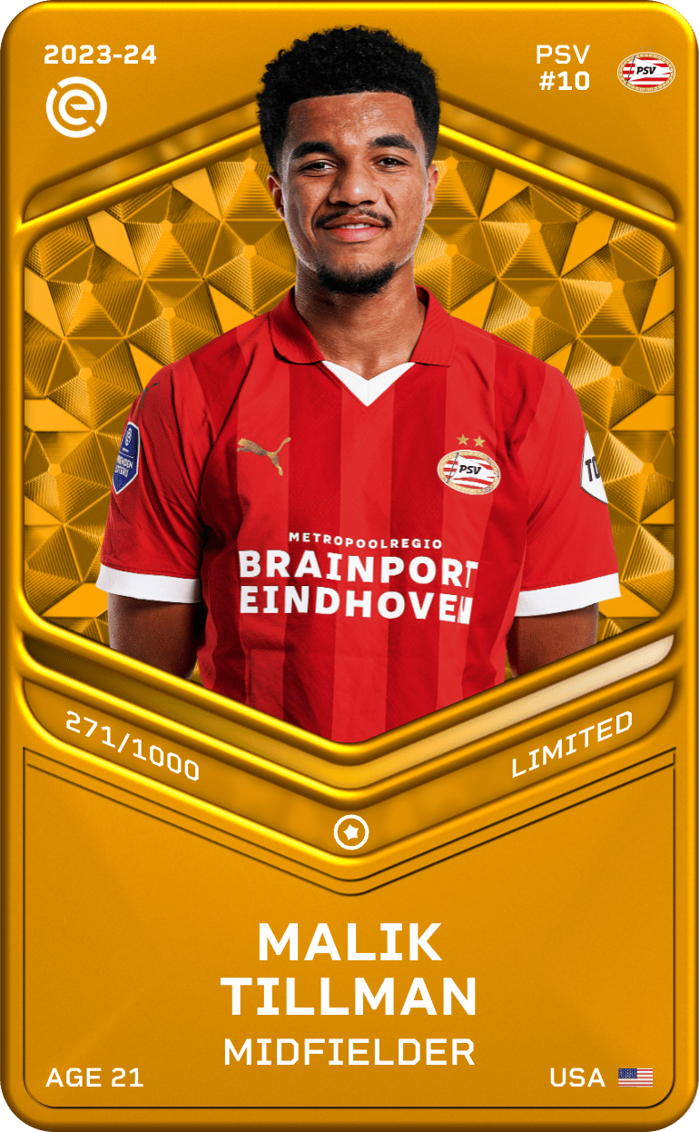 Malik Tillman 2023-24 • Limited 271/1000