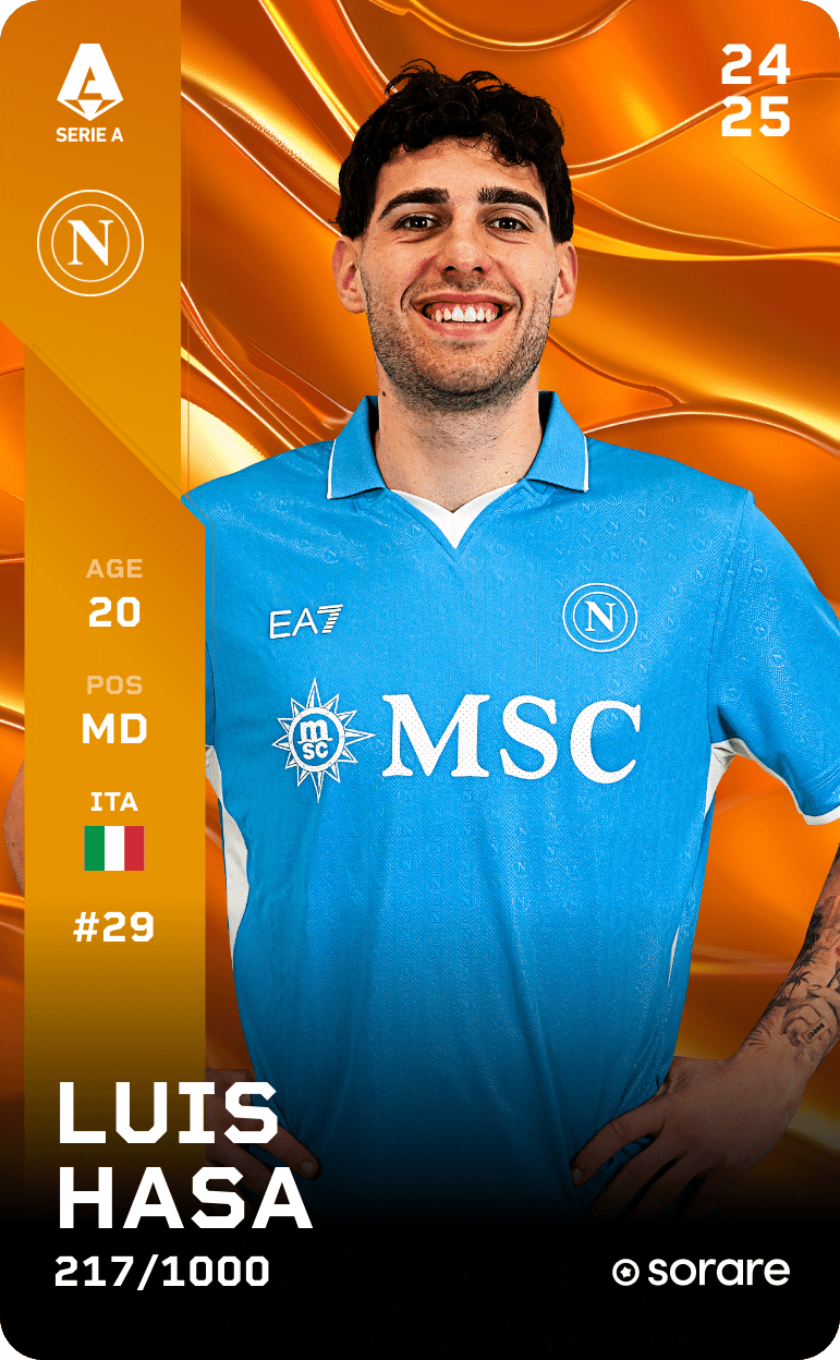 Luis Hasa 2024-25 • Limited 217/1000