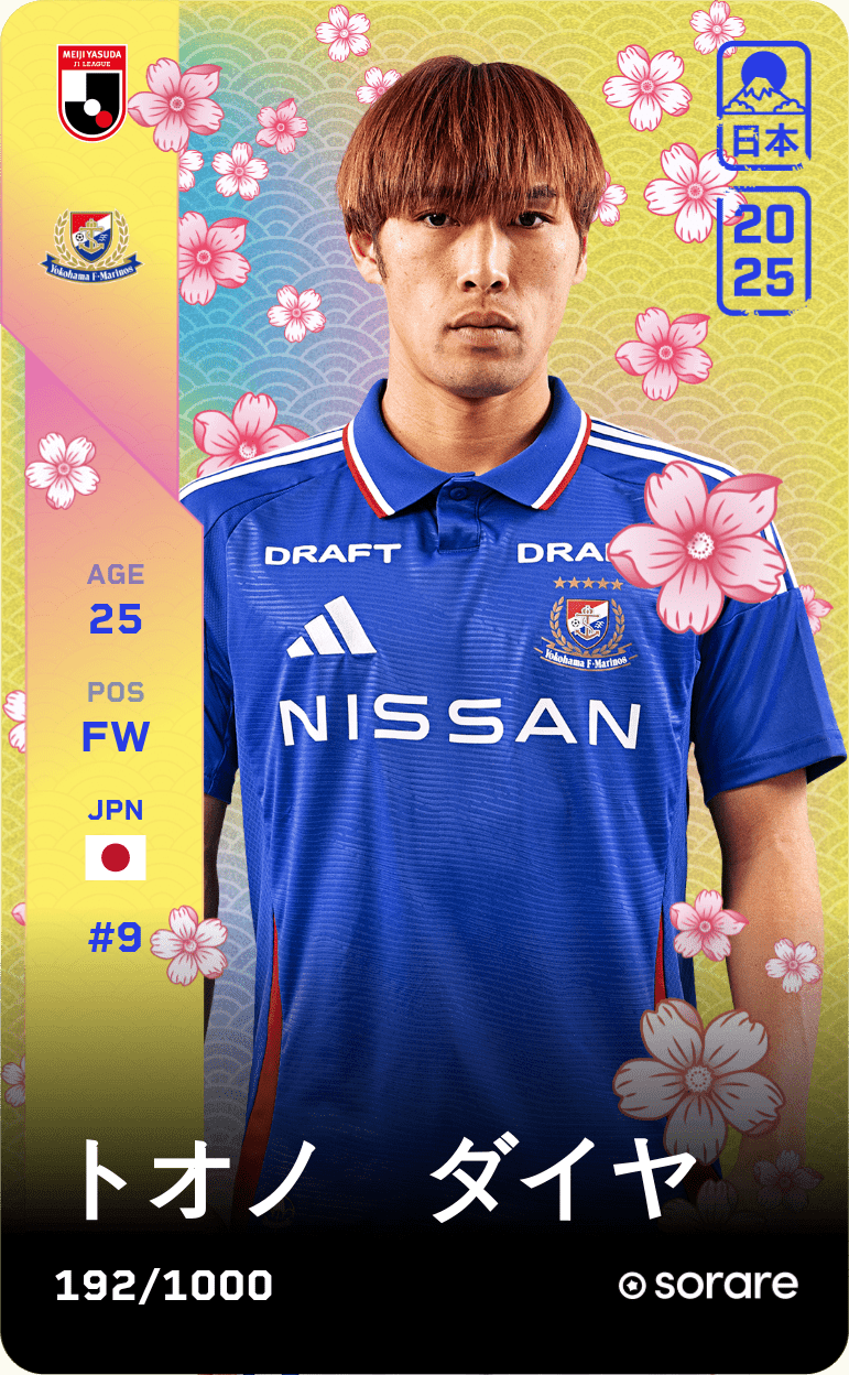 Daiya Tono 2025-26 • Limited 192/1000