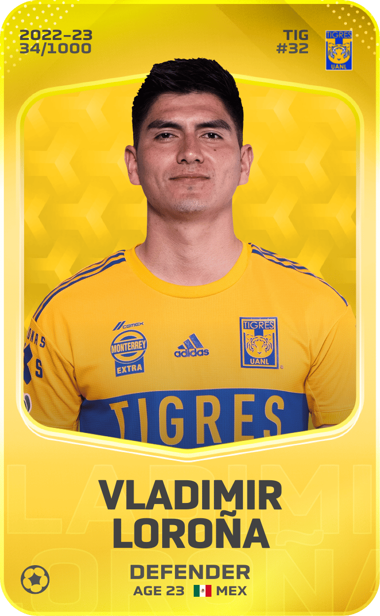 Vladimir Loroña 2022-23 • Limited 34/1000