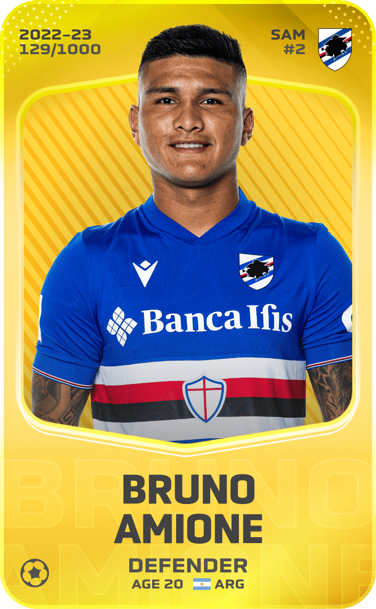 Bruno Amione 2022-23 • Limited 129/1000