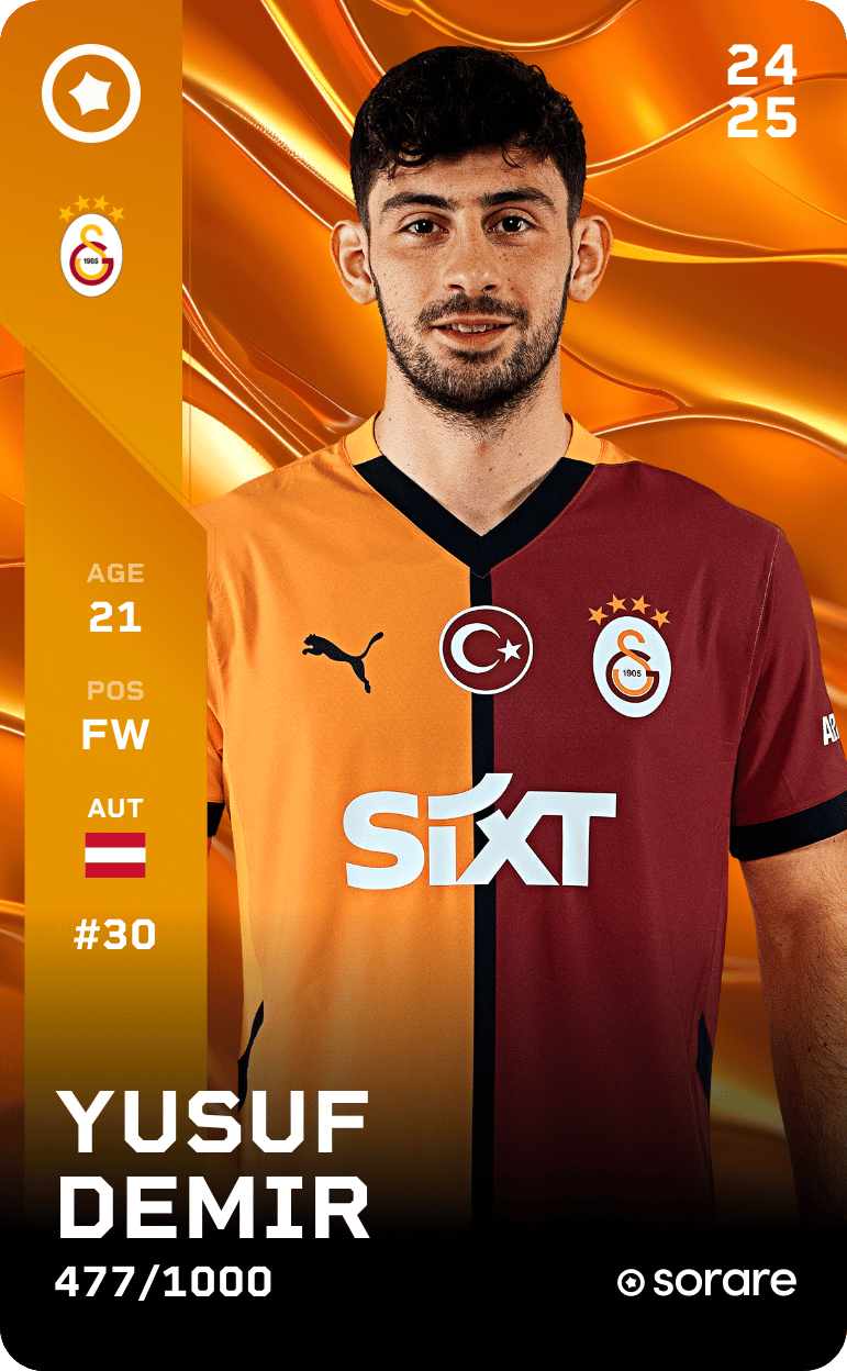 Yusuf Demir 2024-25 • Limited 477/1000