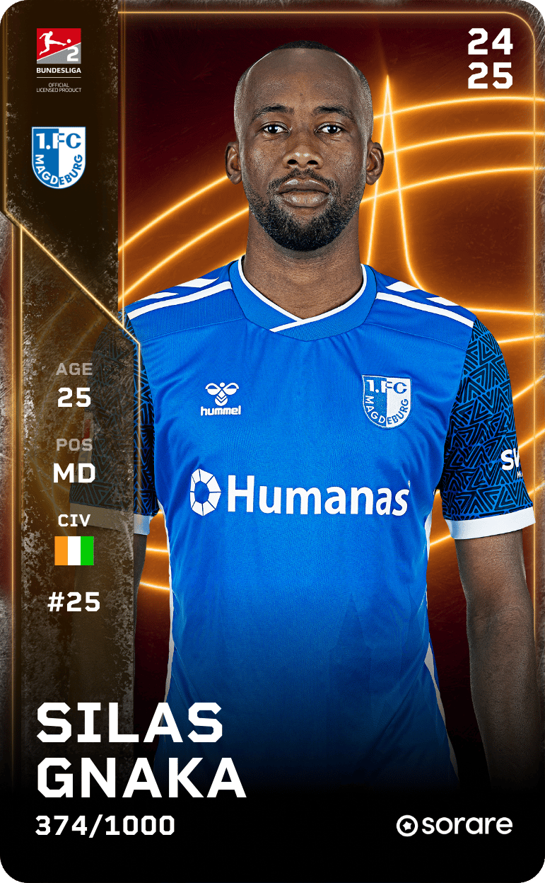 Silas Gnaka 2024-25 • Limited 374/1000