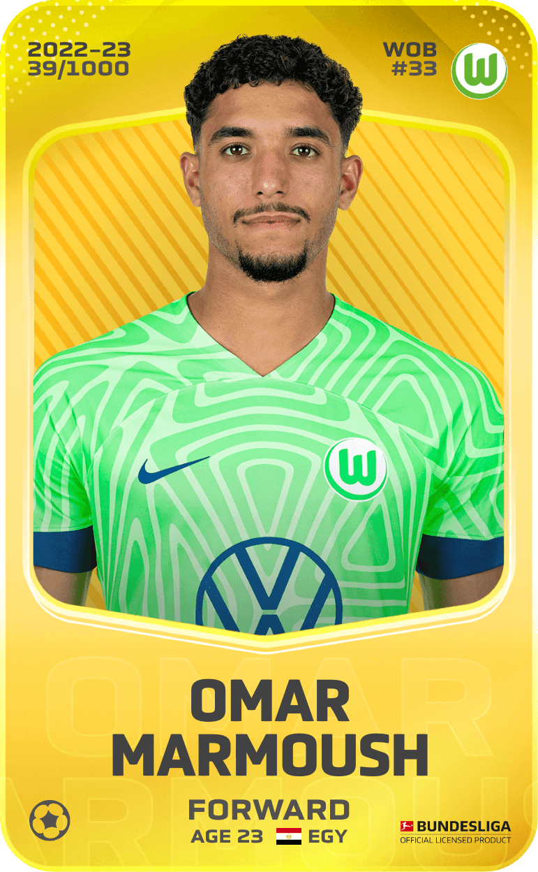 Omar Marmoush 2022-23 • Limited 39/1000