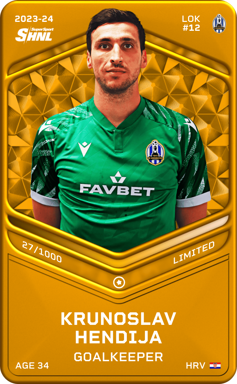 Krunoslav Hendija 2023-24 • Limited 27/1000