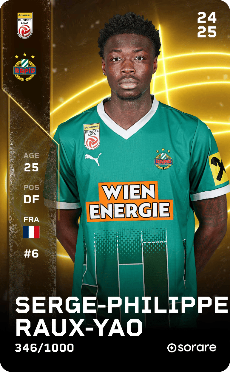 Serge-Philippe Raux-Yao 2024-25 • Limited 346/1000