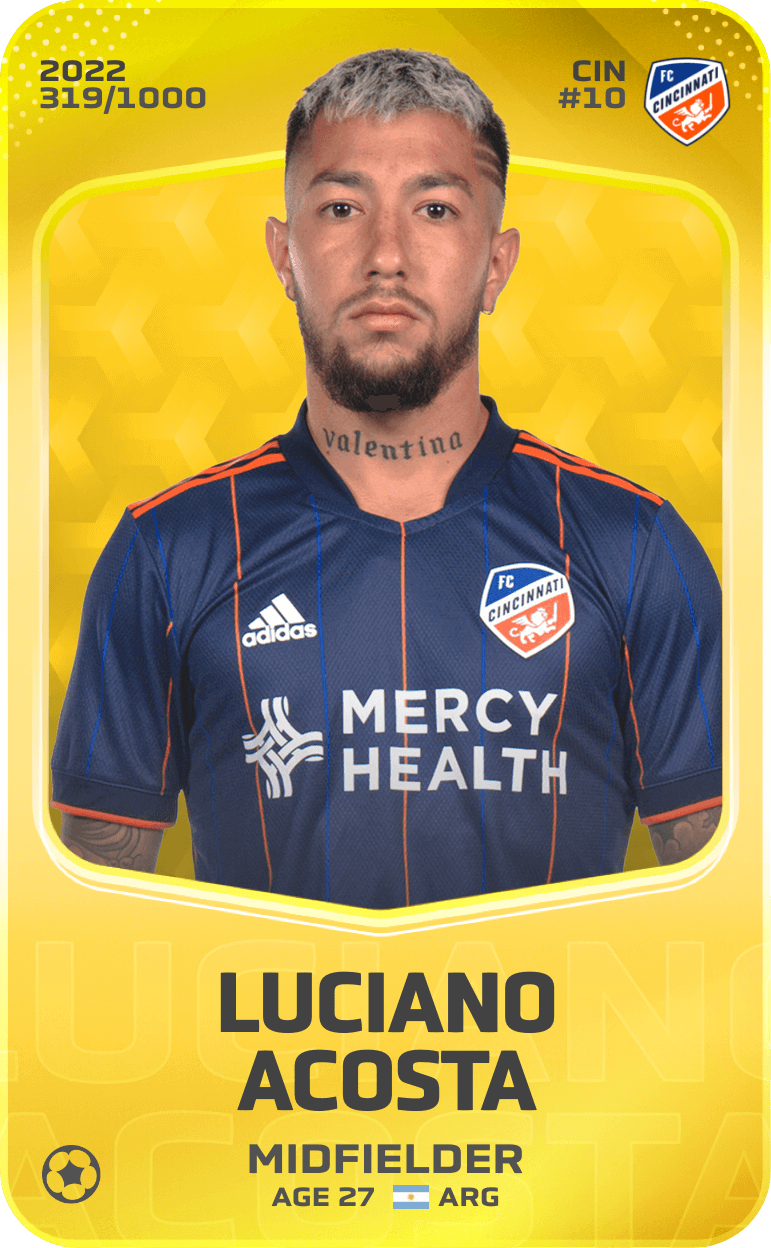 Luciano Acosta 2022-23 • Limited 319/1000