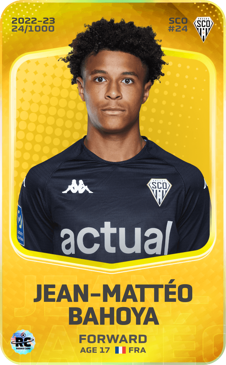 Jean-Mattéo Bahoya 2022-23 • Limited 24/1000