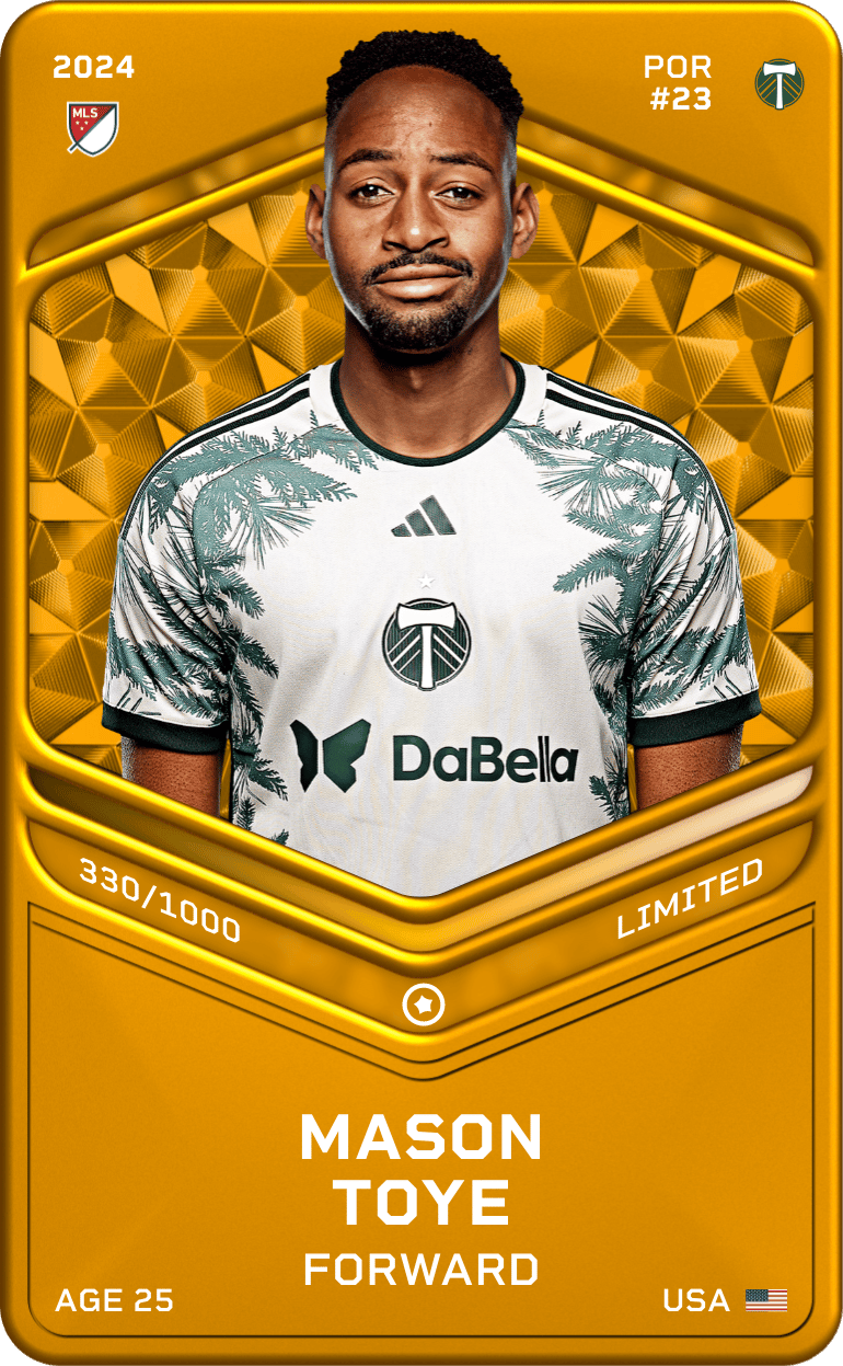 Mason Toye 2024-25 • Limited 330/1000