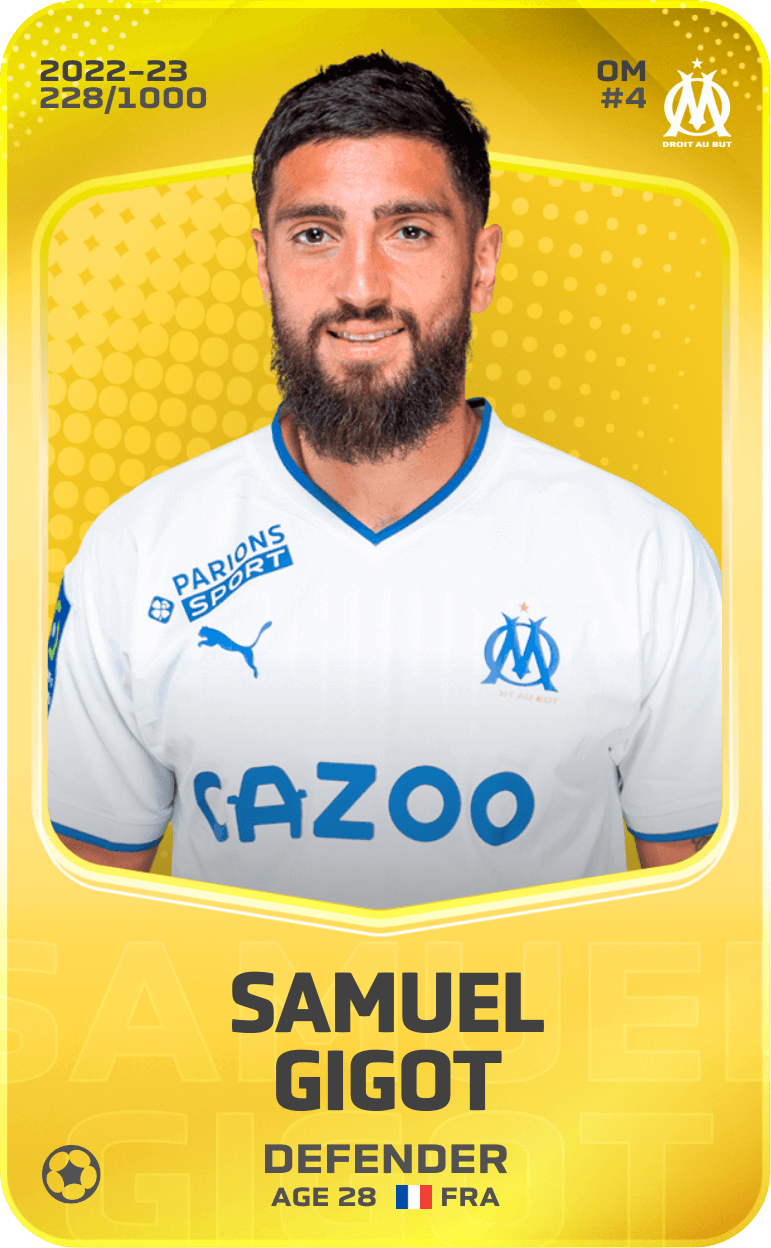 Samuel Gigot 2022-23 • Limited 228/1000