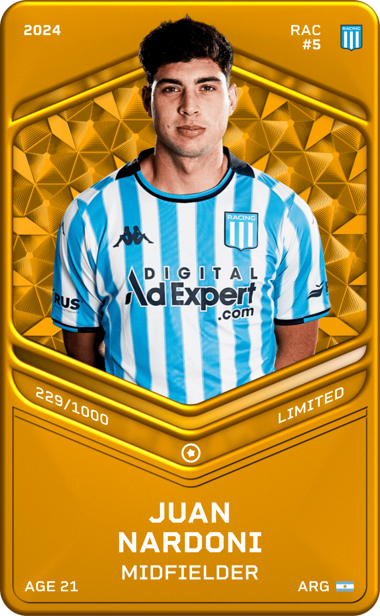 Juan Nardoni 2024-25 • Limited 229/1000