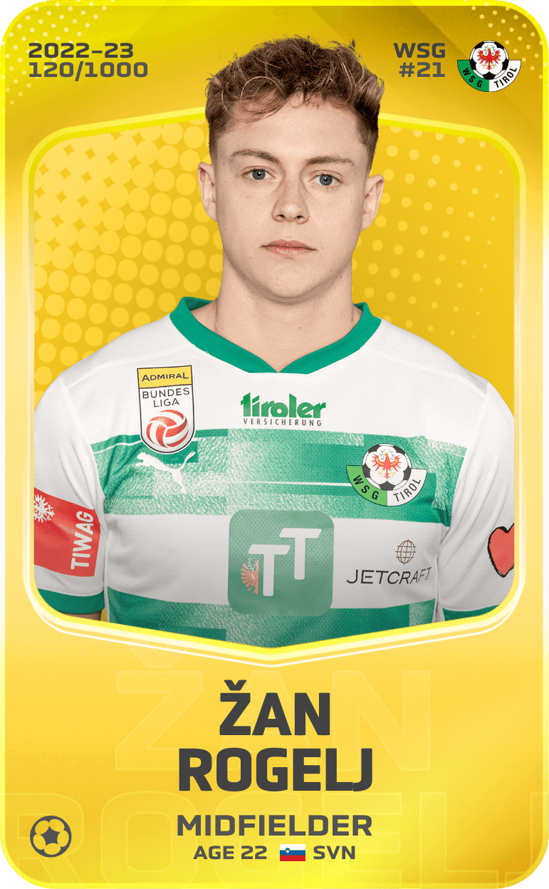 Žan Rogelj 2022-23 • Limited 120/1000