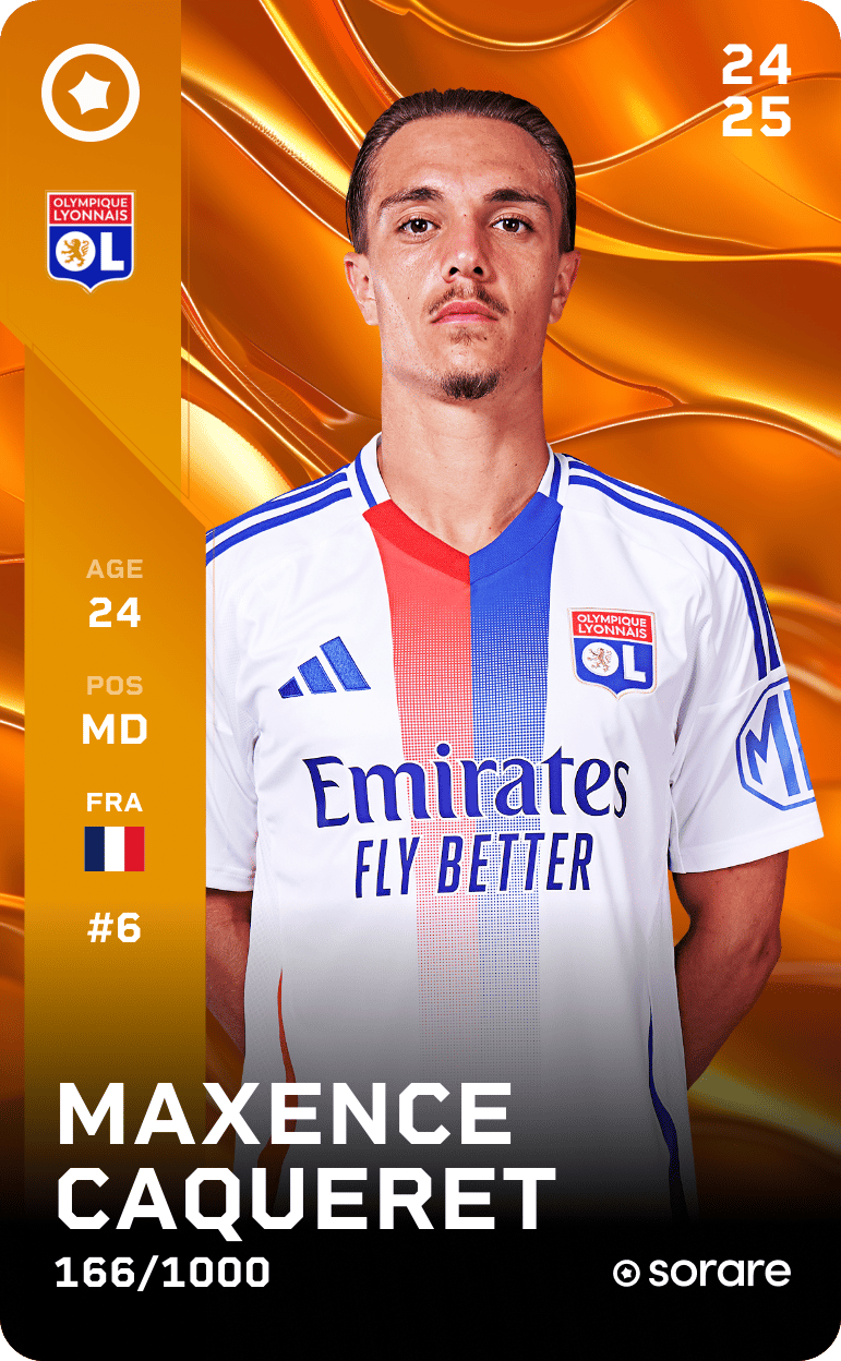 Maxence Caqueret 2024-25 • Limited 166/1000