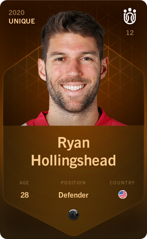Sorare - Sorare Official - Ryan Hollingshead 2020-21 • Unique - NFT # 4148428477071006746374318948448707922940311610381674090839037361131189941090
