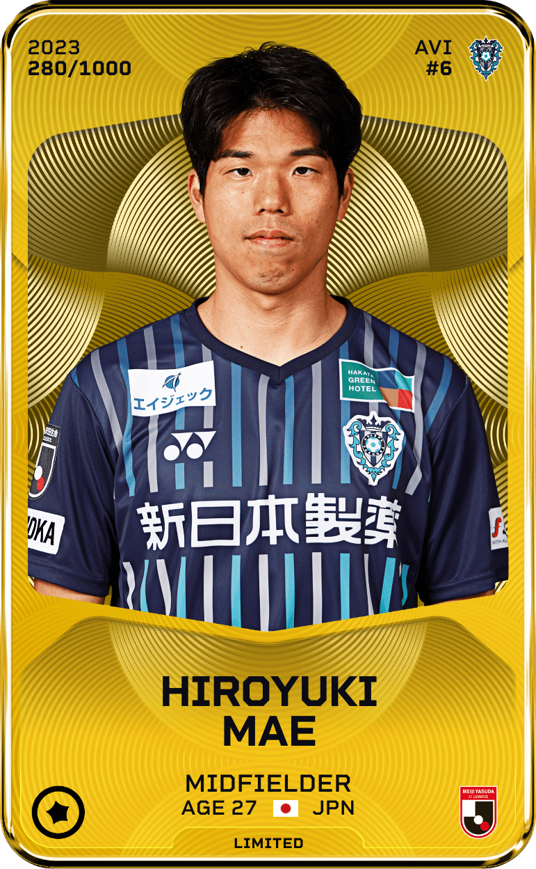 Hiroyuki Mae 2023-24 • Limited 280/1000