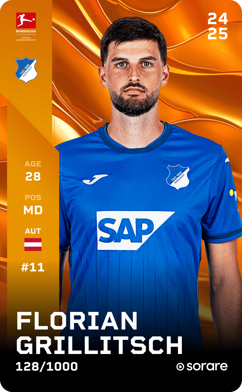 Florian Grillitsch 2024-25 • Limited 128/1000