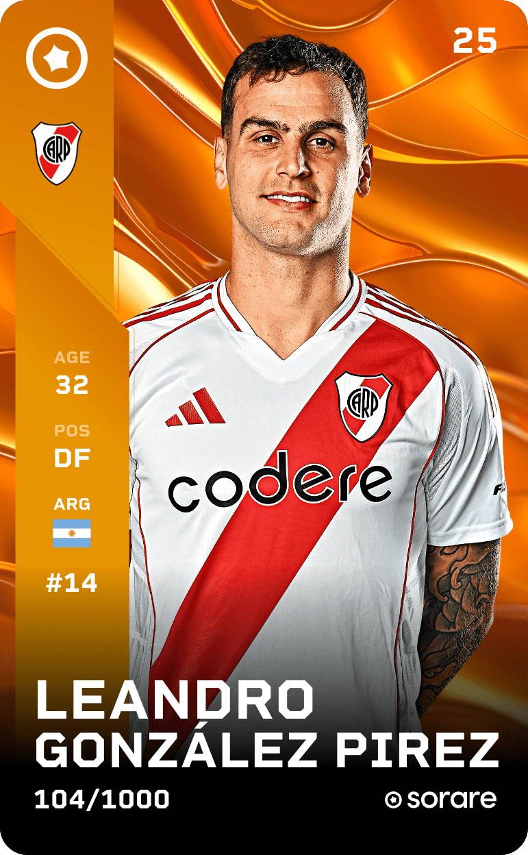 Leandro González Pirez 2025-26 • Limited 104/1000