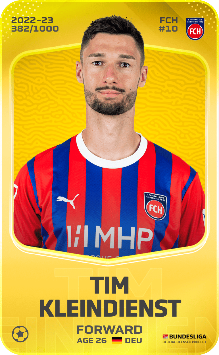 Tim Kleindienst 2022-23 • Limited 382/1000