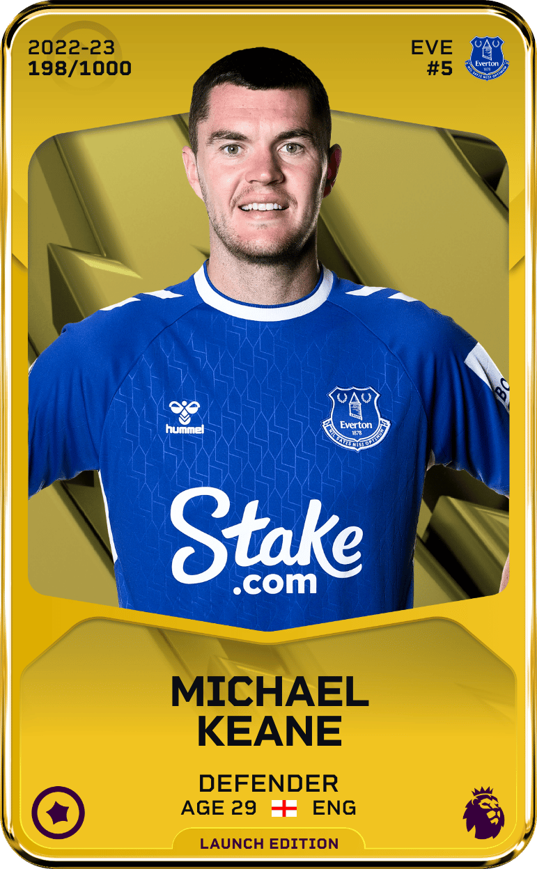 Michael Keane 2022-23 • Limited 198/1000