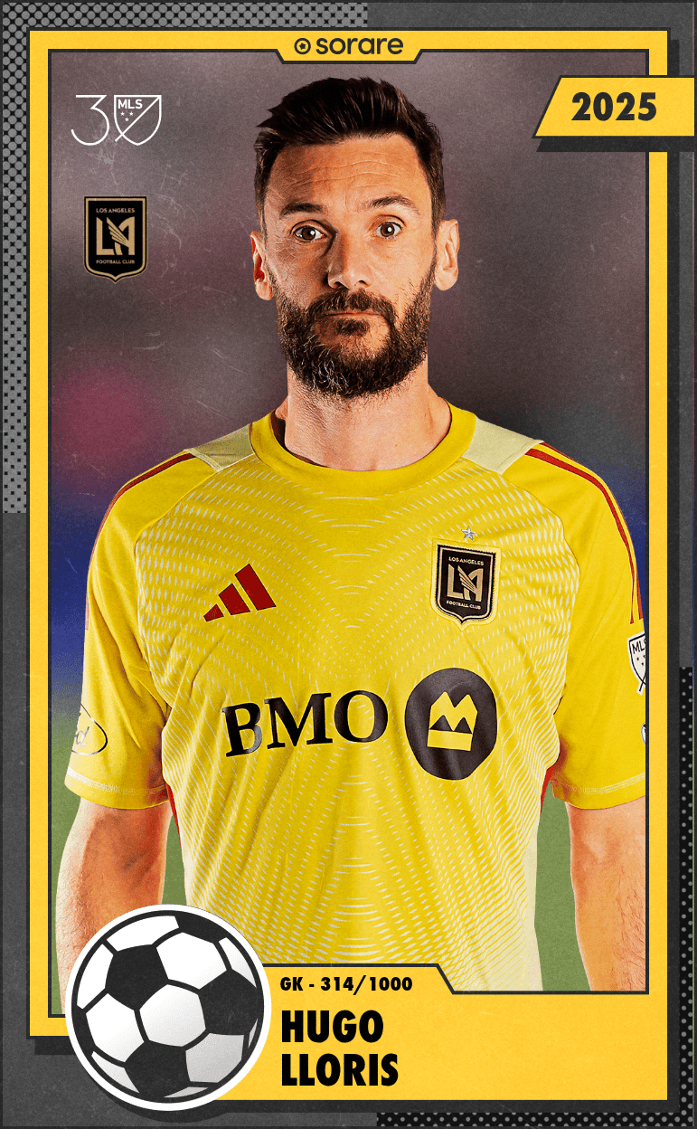 Hugo Lloris 2025-26 • Limited 314/1000