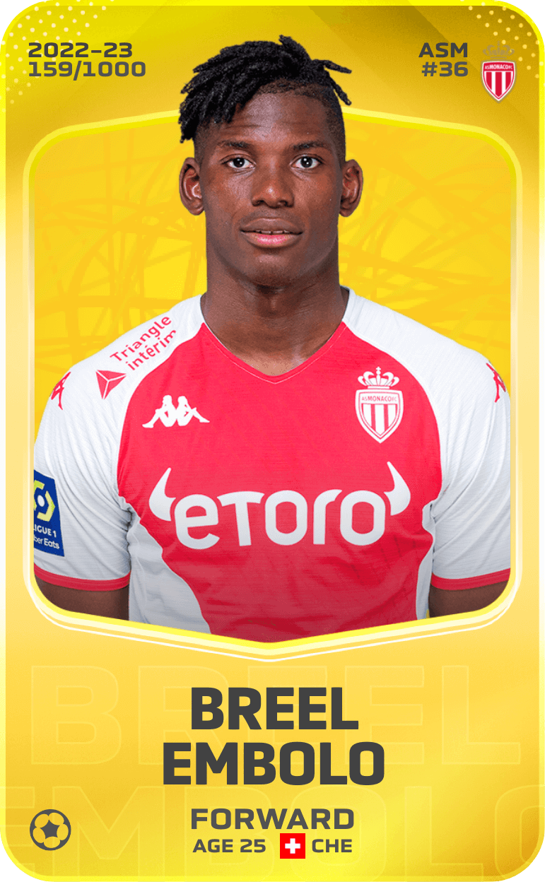 Breel Embolo 2022-23 • Limited 159/1000