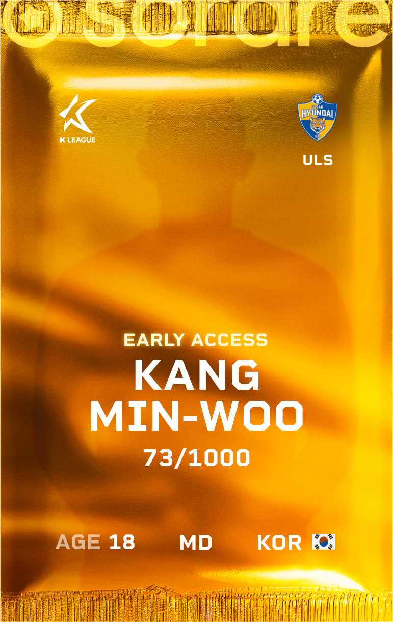 Kang Min-Woo 2025-26 • Limited 73/1000