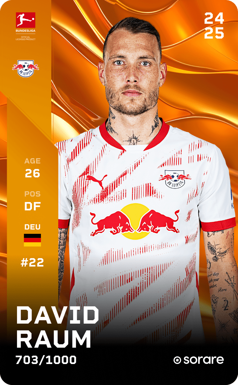 David Raum 2024-25 • Limited 703/1000