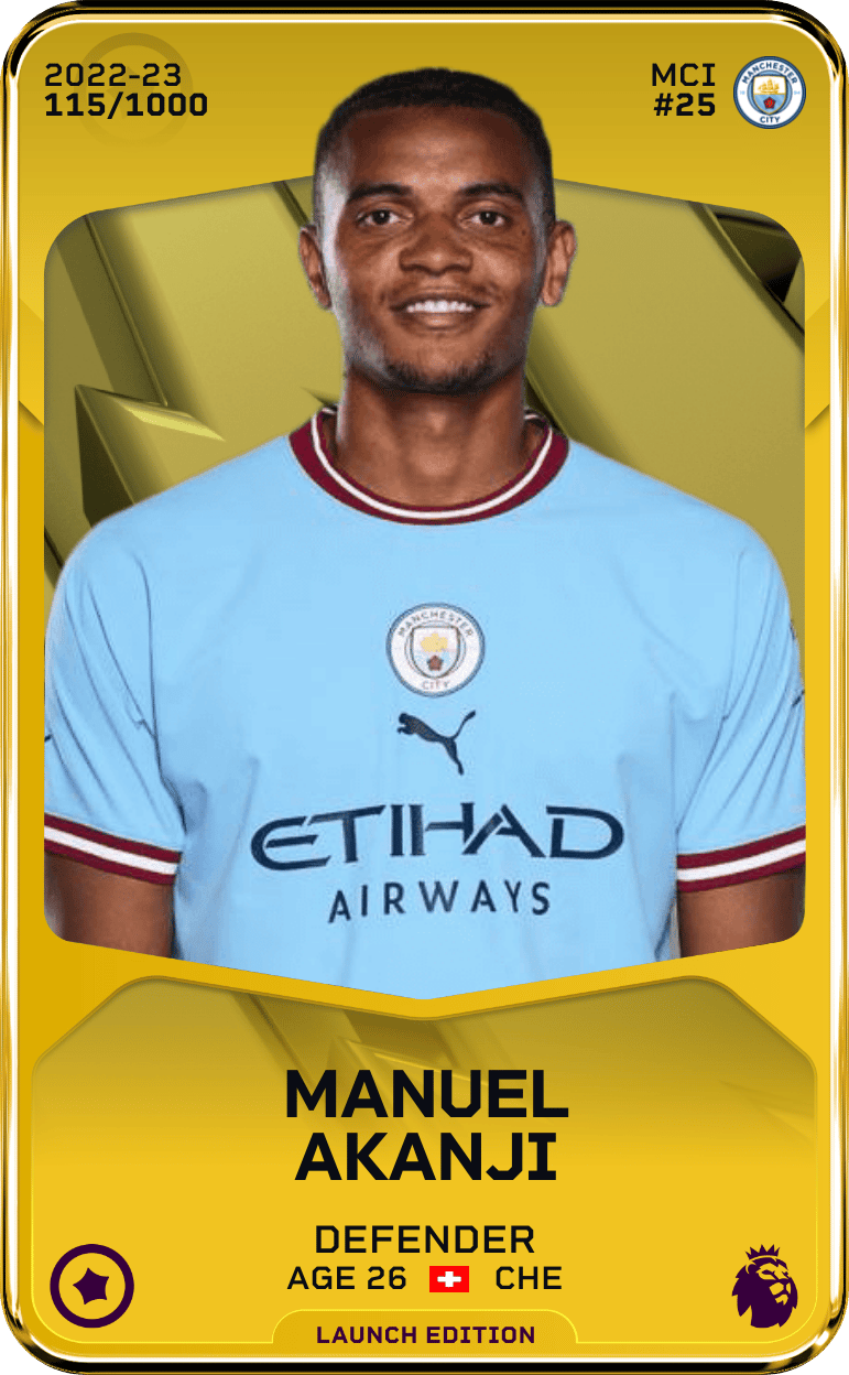 Manuel Akanji 2022-23 • Limited 115/1000