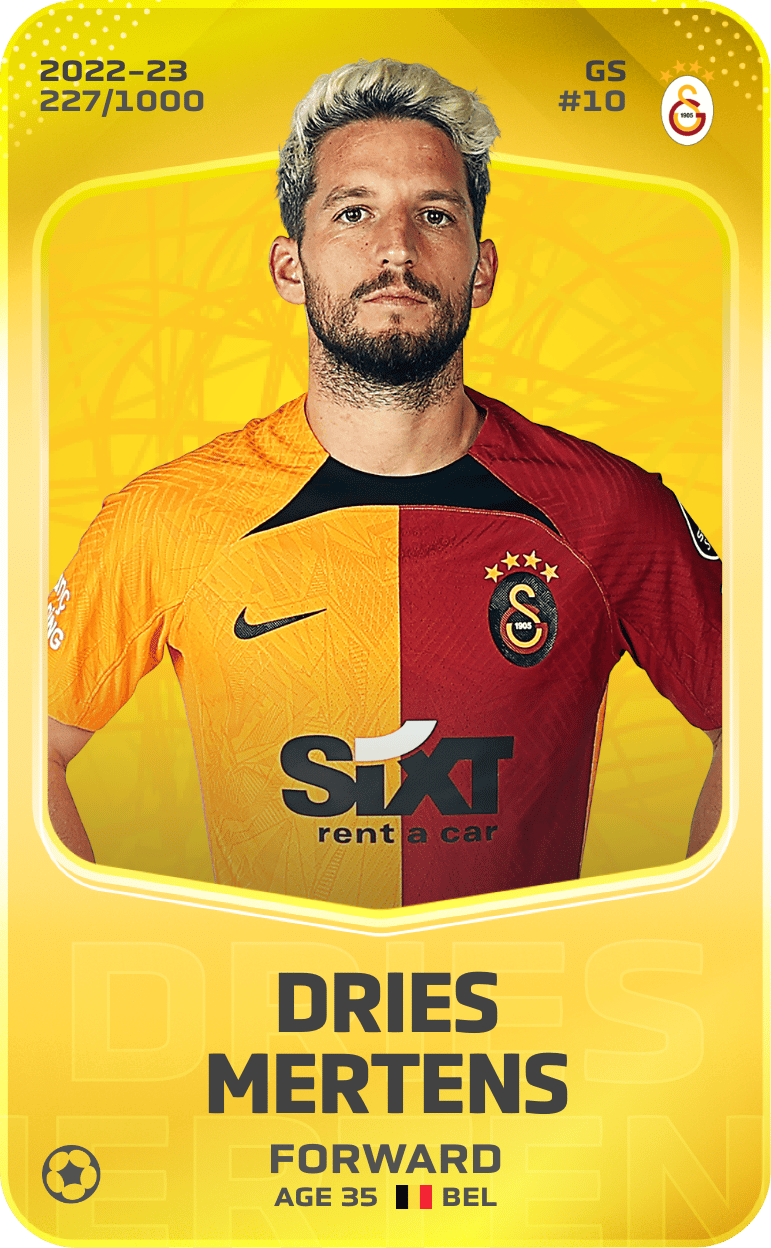 Dries Mertens 2022-23 • Limited 227/1000