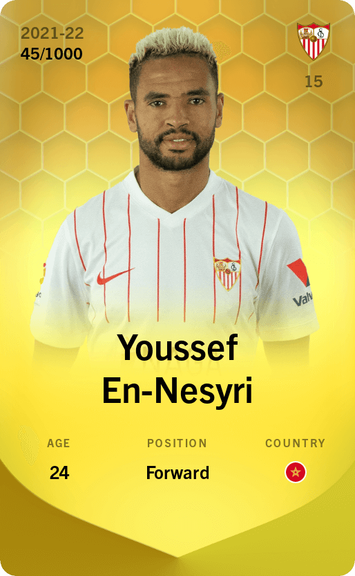 Youssef En-Nesyri 2021-22 • Limited 45/1000